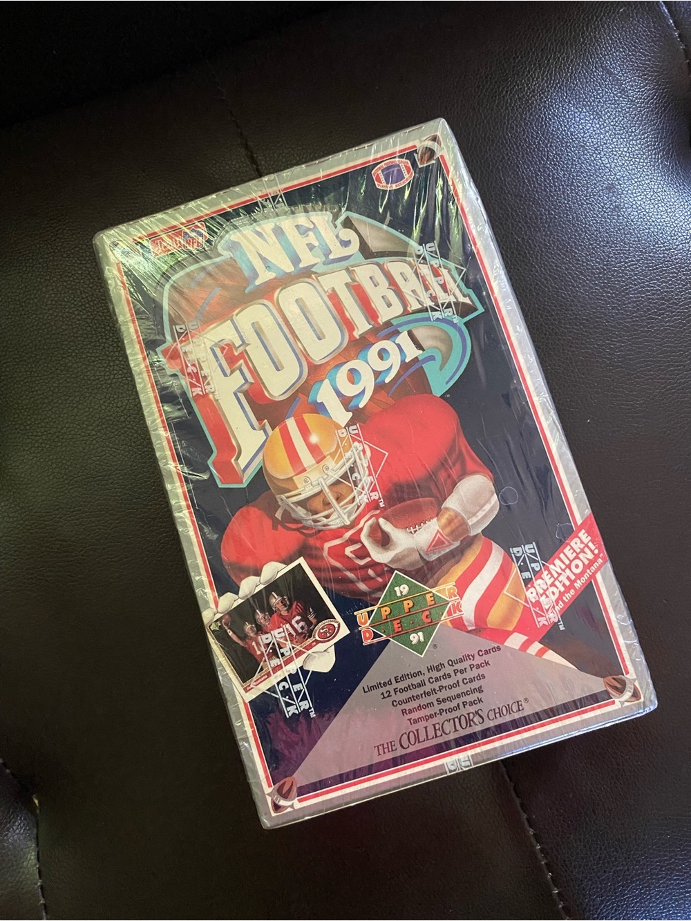 Upper Deck football card box